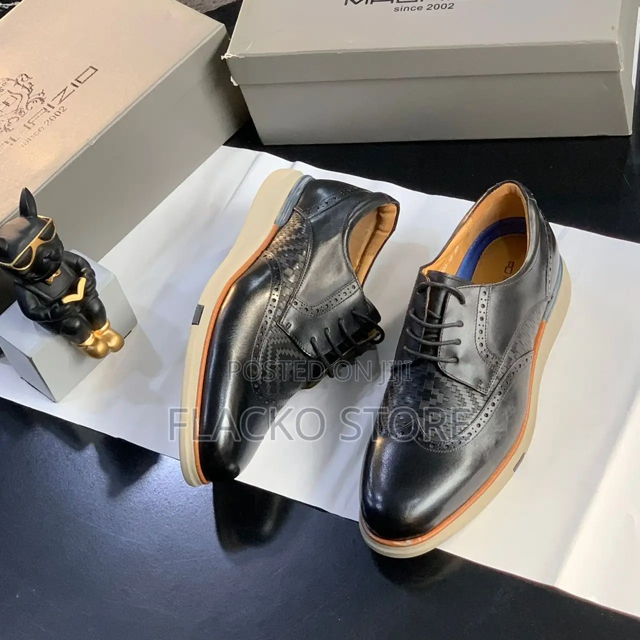 Original Ad Maurizio Leather Brogue Shoes