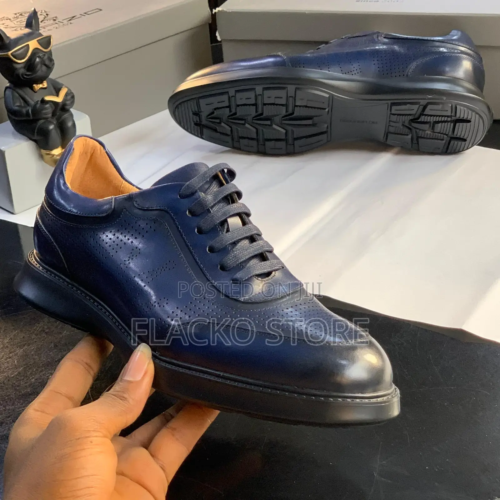 Original Ad Maurizio Leather Brogue Shoes