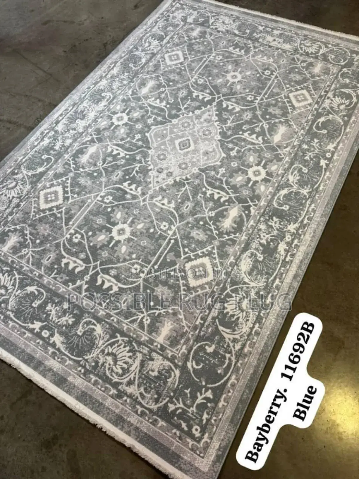 Bayberry Blue Center Rug