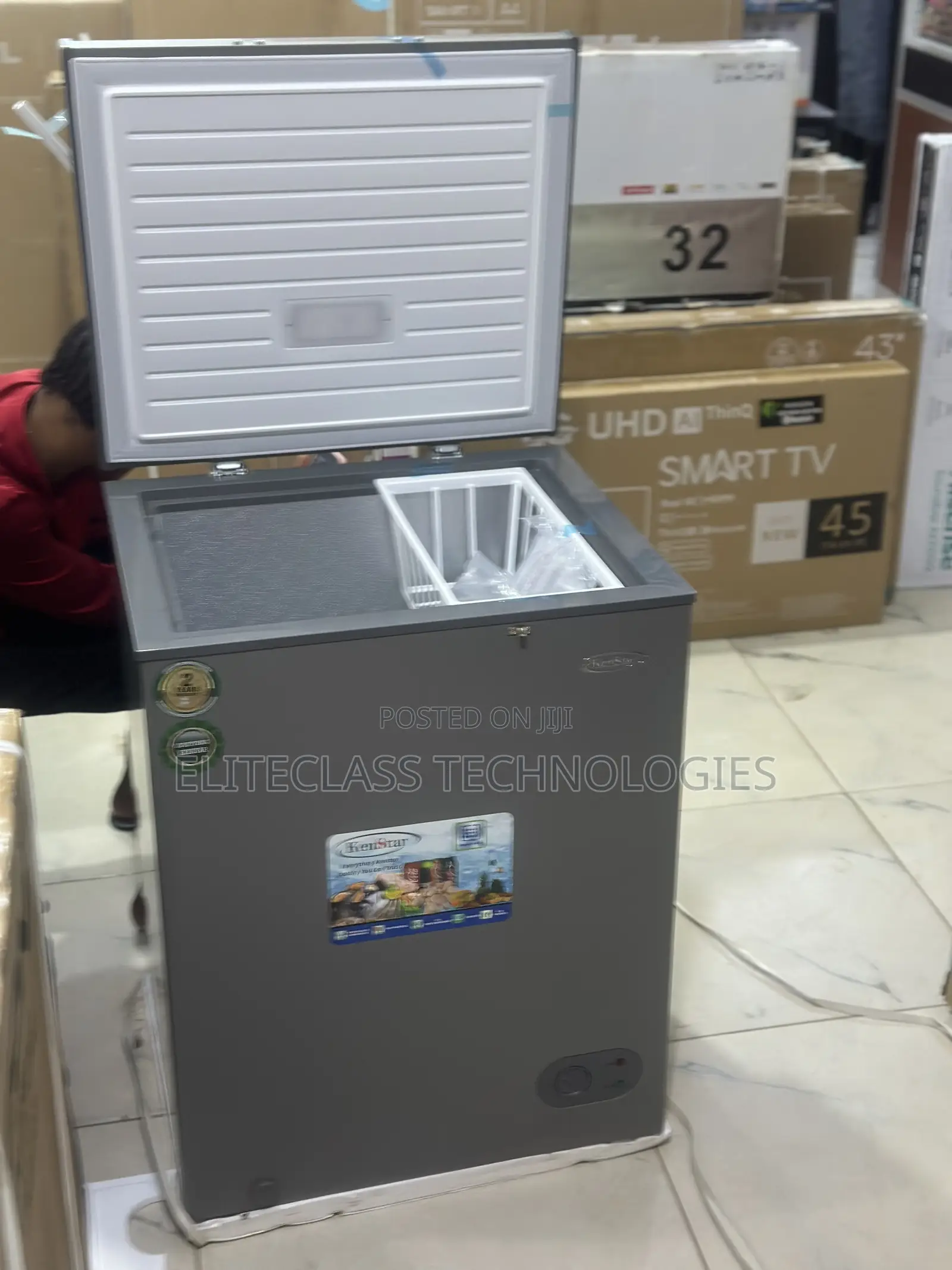 Kenstar 160l Single Door Deep Chest Freezer Ks-210s