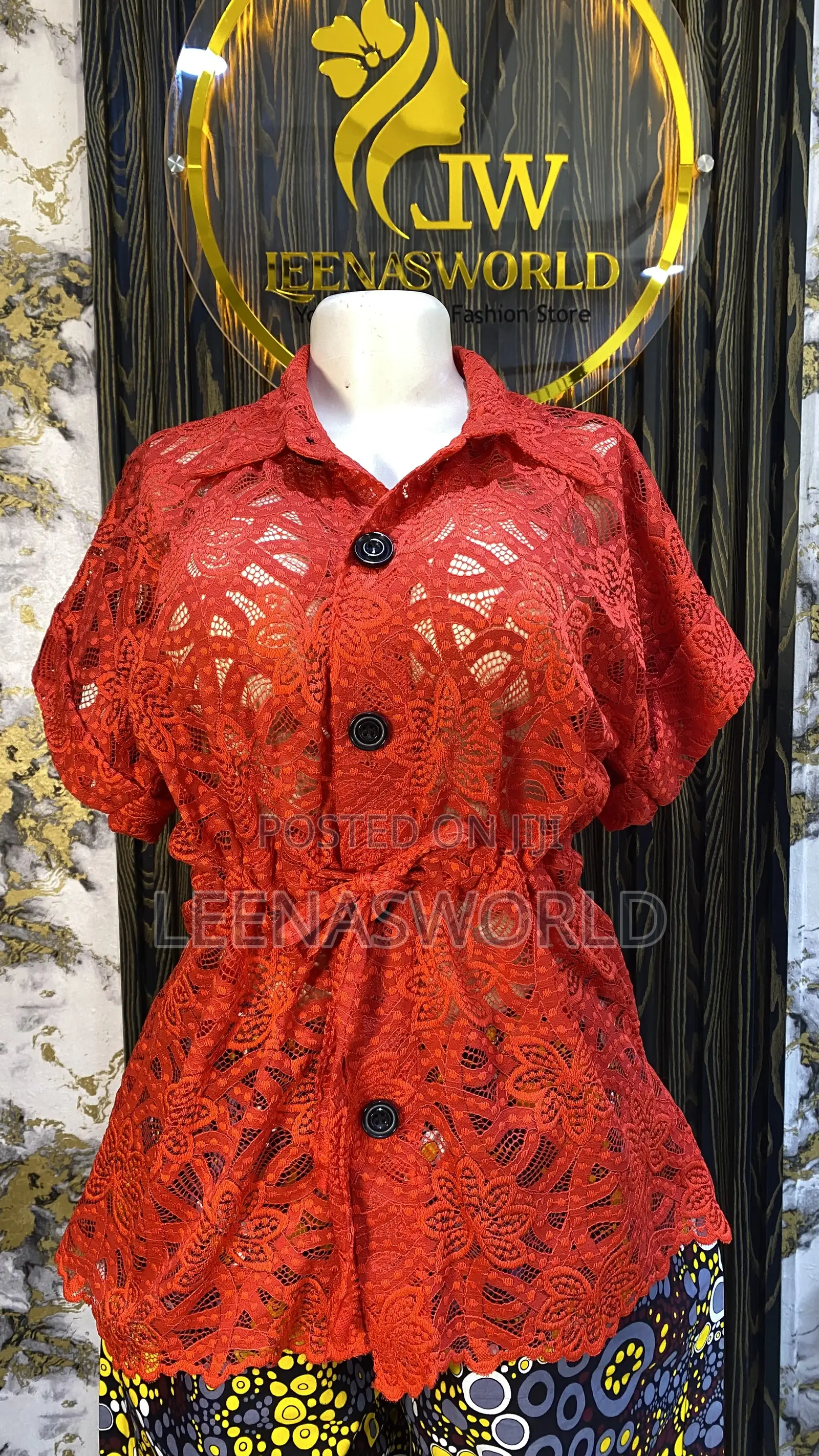 Net Top and Ankara Trouser