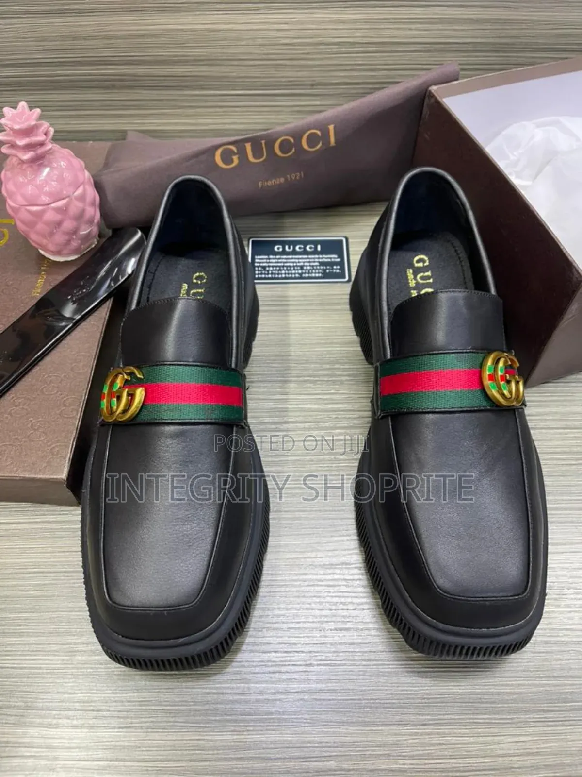 Gucci Men Leather Footwears