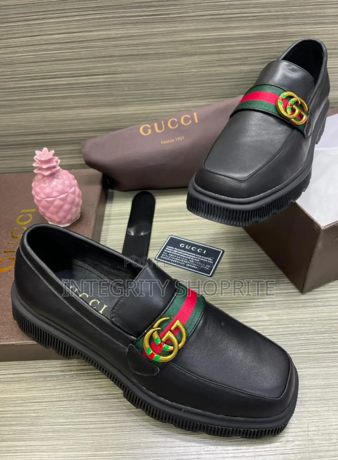 Gucci Men Leather Footwears