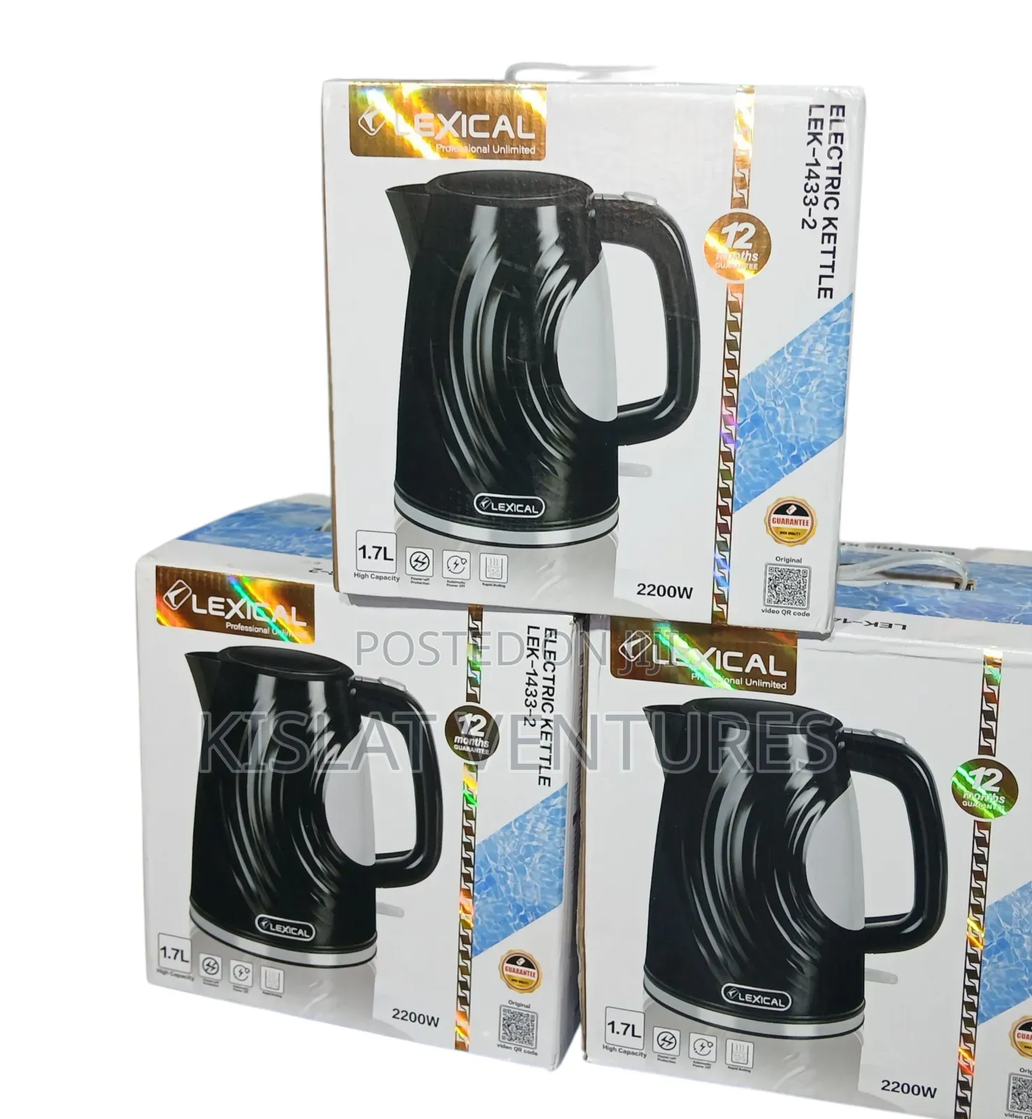 Lexical 1.7 Liter Electric Kettle