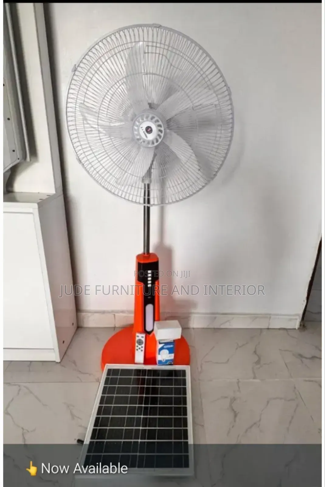 18in Mosquito Repellent Solar Fan