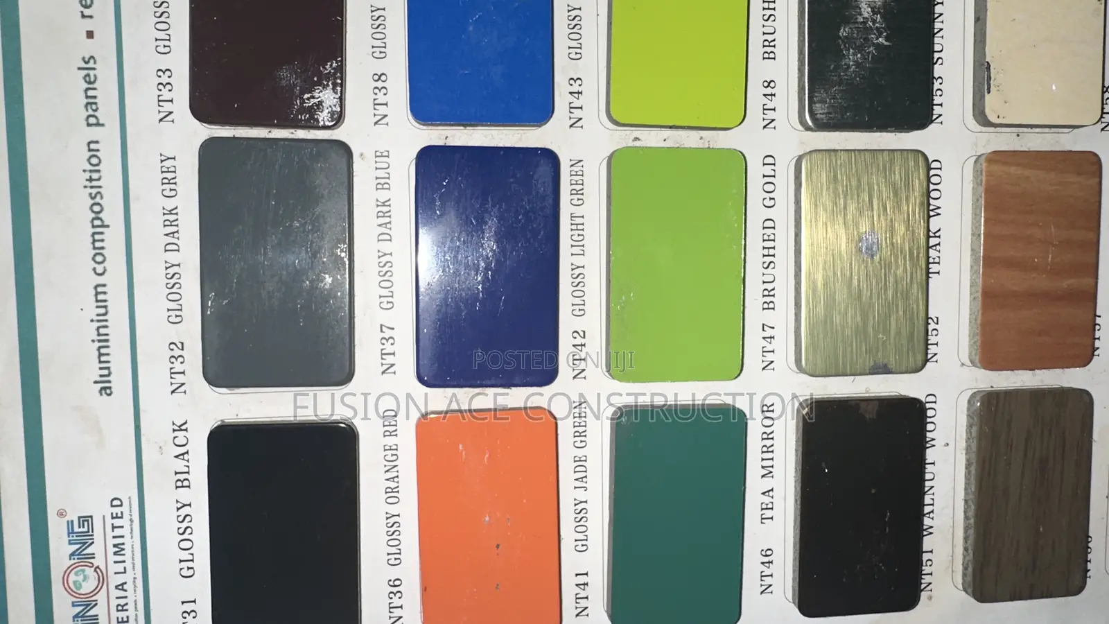 Alucoboard Wall Claddings in Various Colors and Designs
