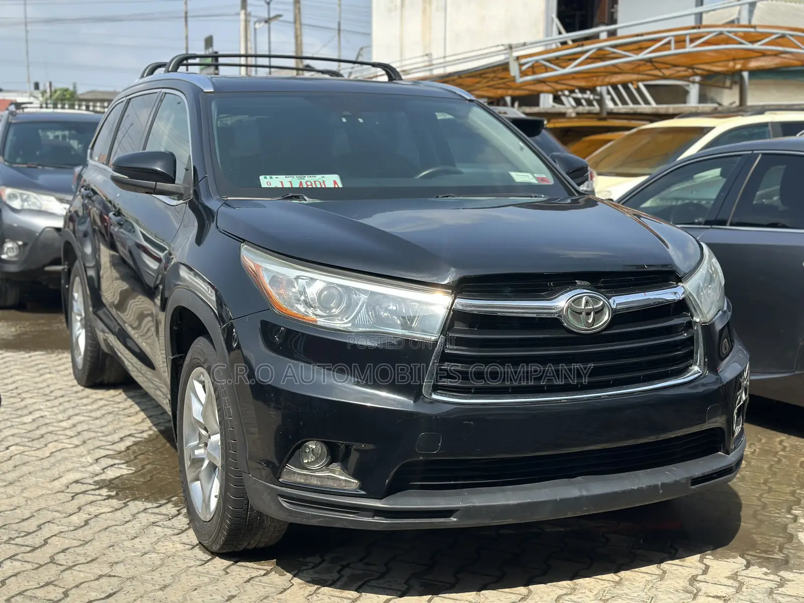 Toyota Highlander Limited 4dr SUV AWD (3.5L 6cyl 6A) 2015 Black