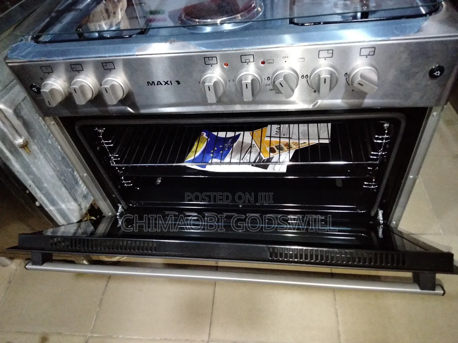 Electric and Gas Six Face Standing Cooker