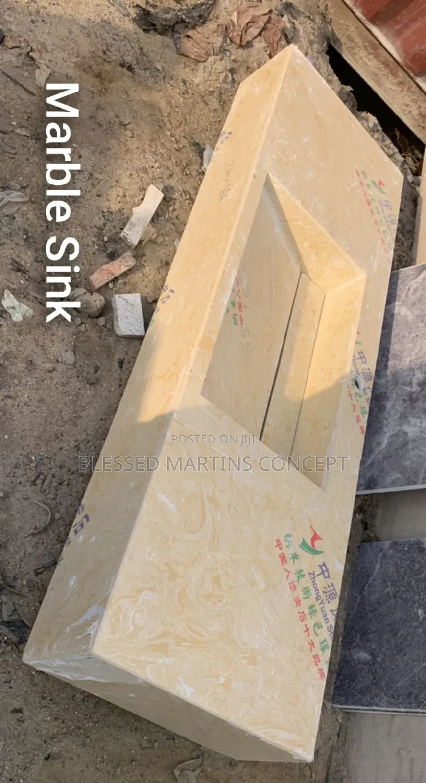 Countertop Marble Sink. Send Ur Measurement We Construct and Design