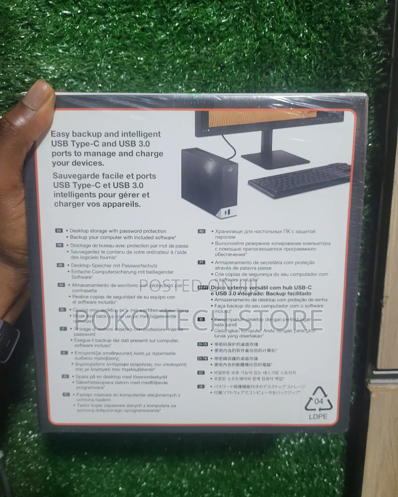 Seagate One Touch Hub 16tb External Hard Drive.