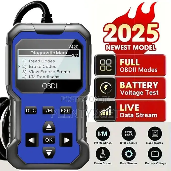 Obdii Diagnostic Tool for Cars: Code Reader Engine Fault Scanner