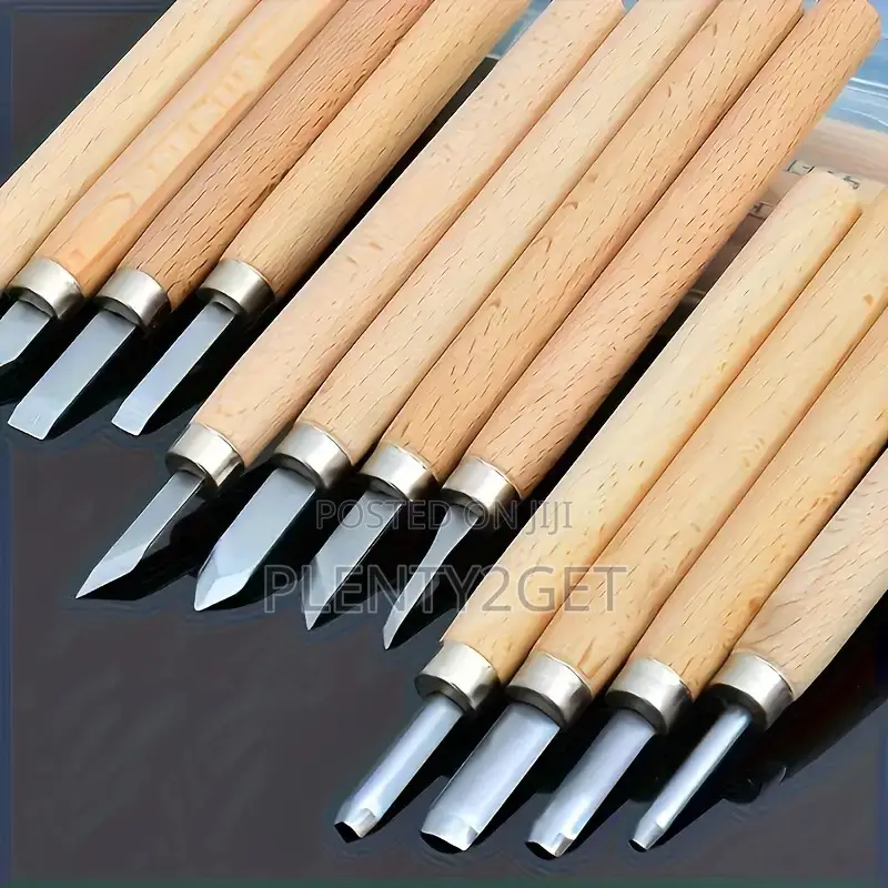12pcs Professional Wood Carving Chisel Set
