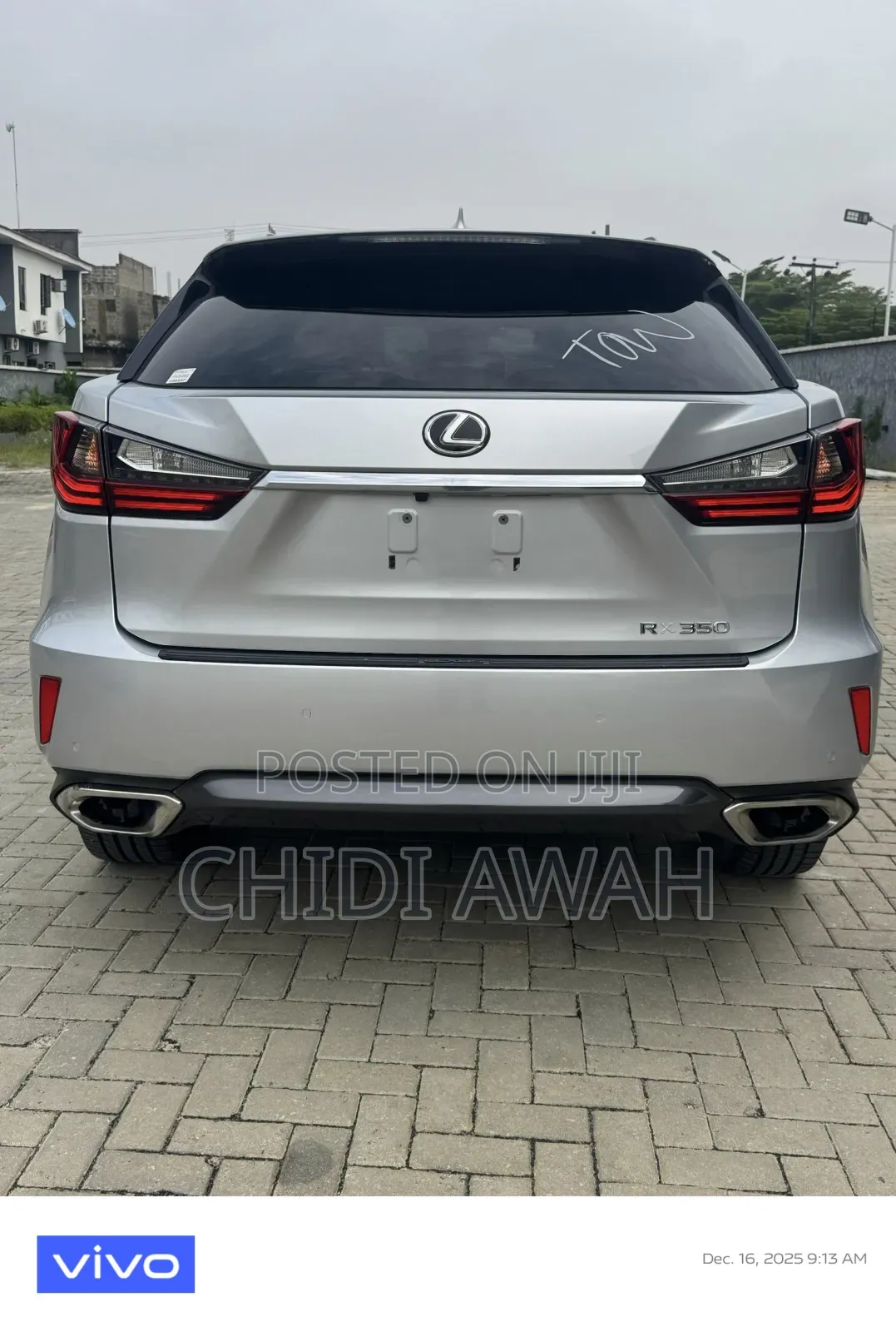 Lexus RX 350 2017 Silver