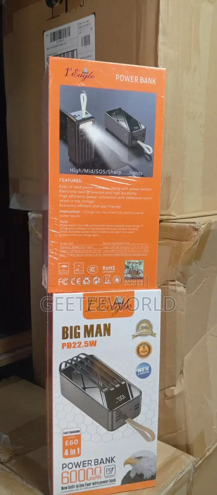 1st Eagle Big Man Power Bank 60000mah