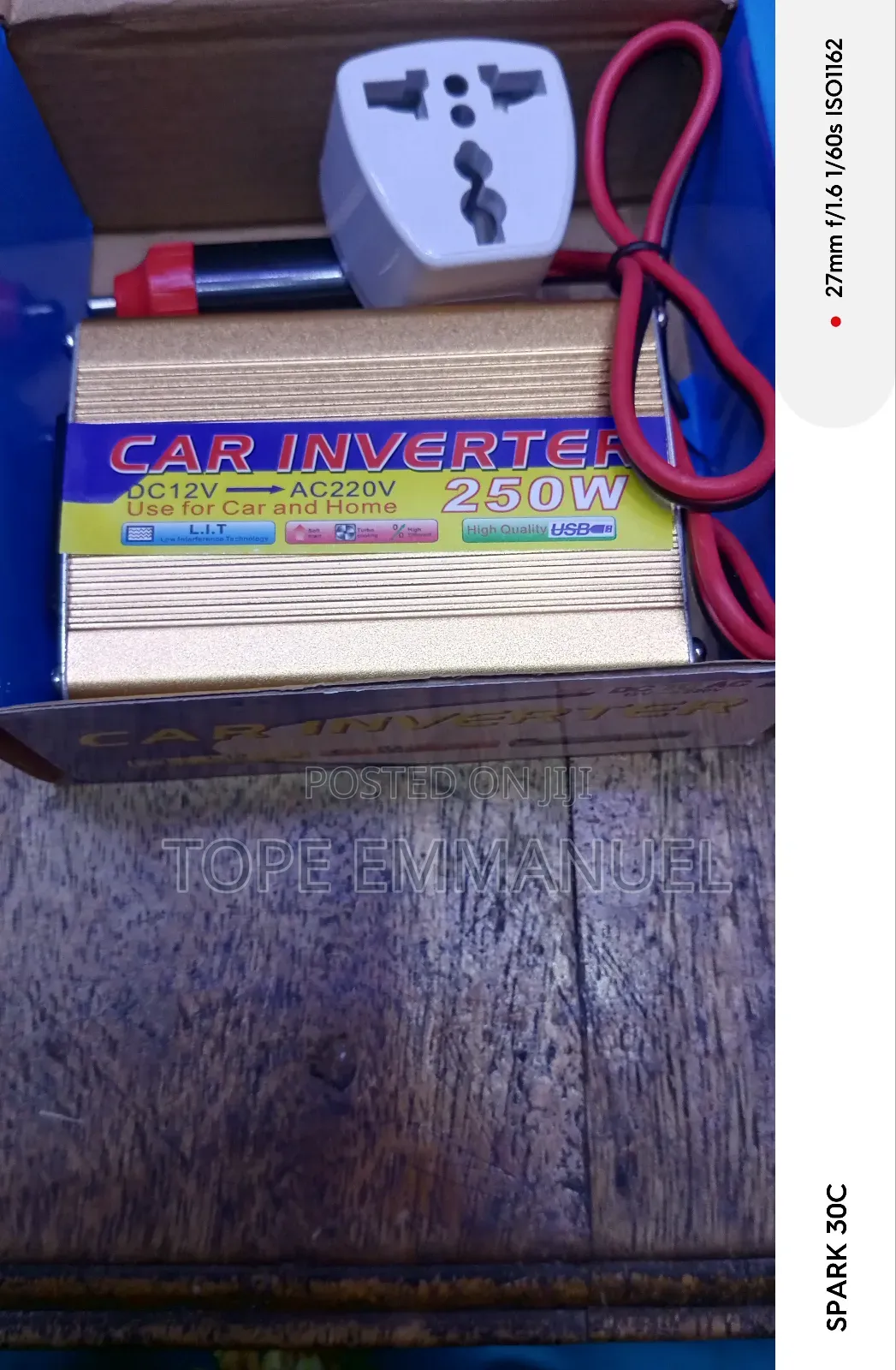 250w Car Power Inverter Dc12v Ac220v