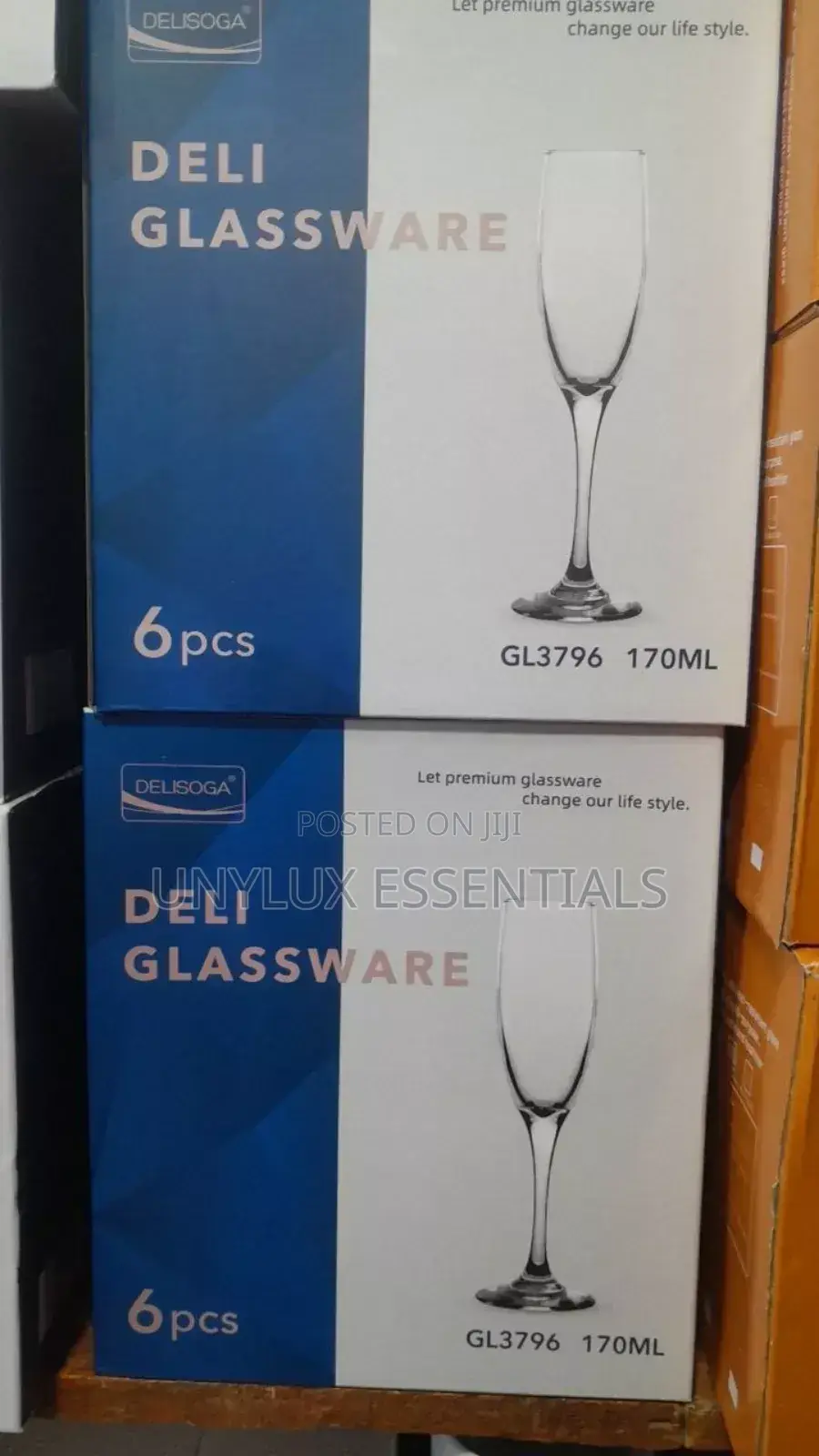 6pcs Champagne Glass Cup 170ml