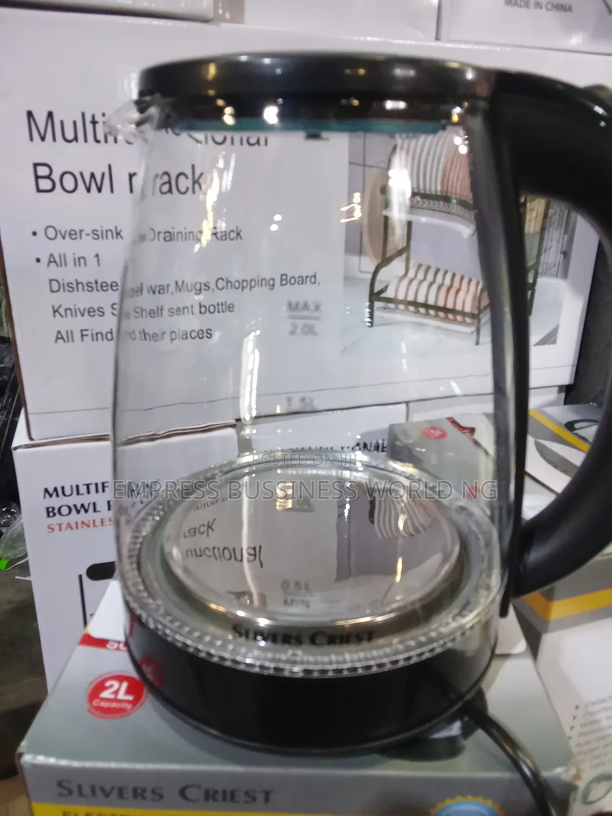 Glass Electric Jug-2.2 Liters