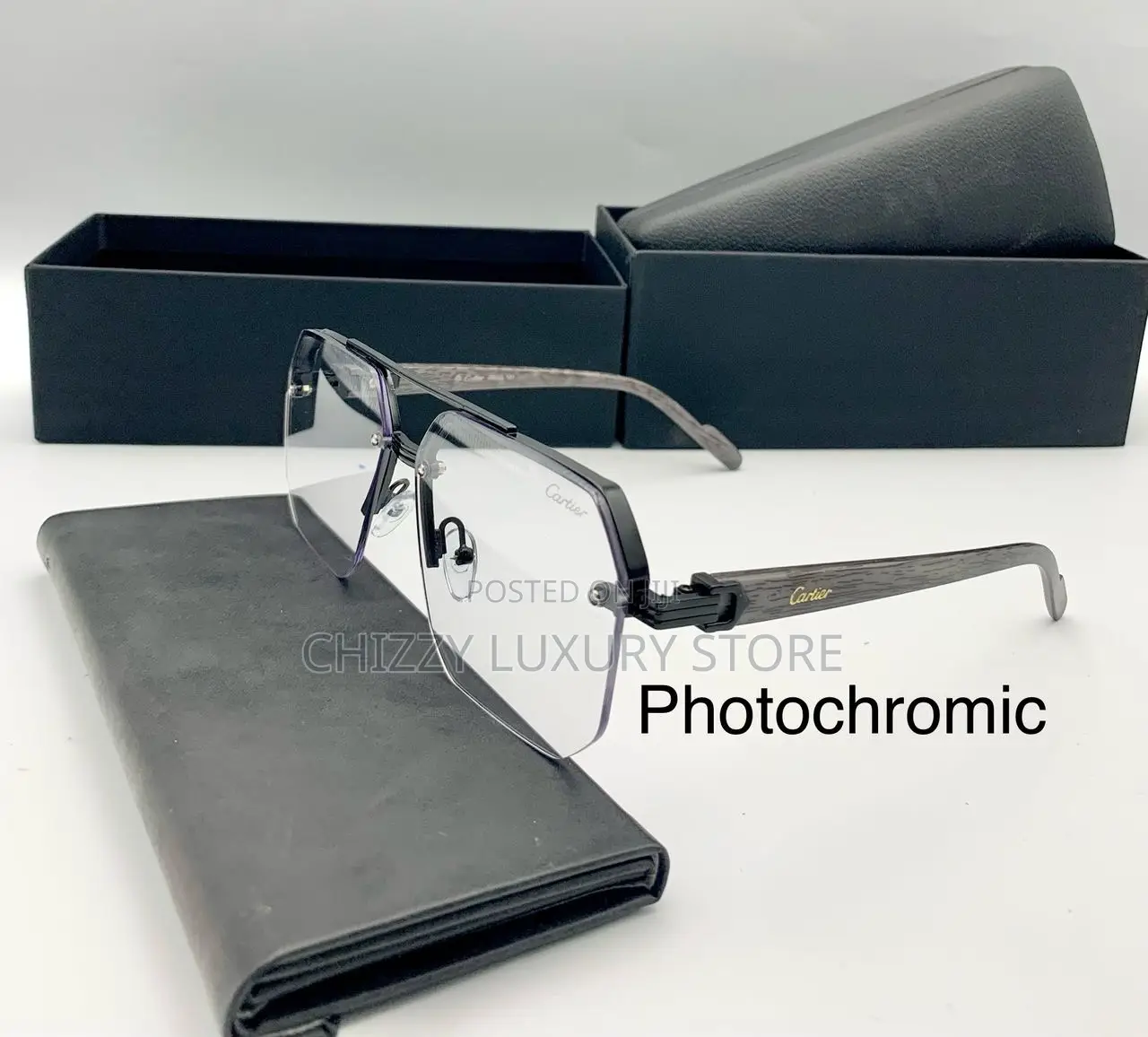 Photochromic Quality Luxury Men Sunglasses