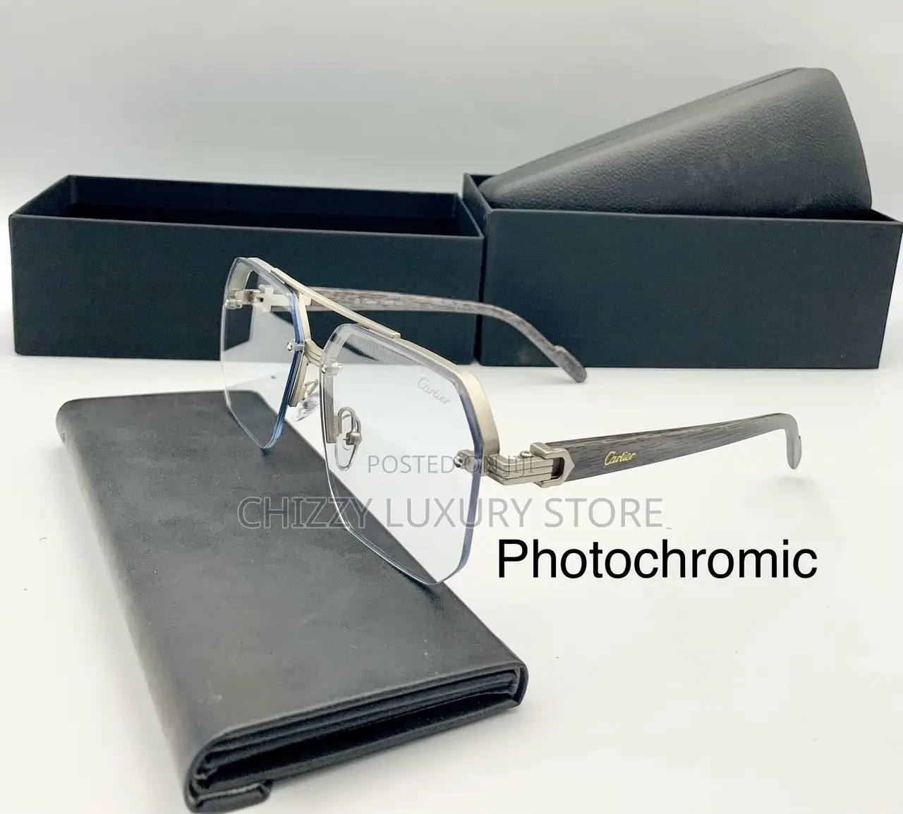 Photochromic Quality Luxury Men Sunglasses