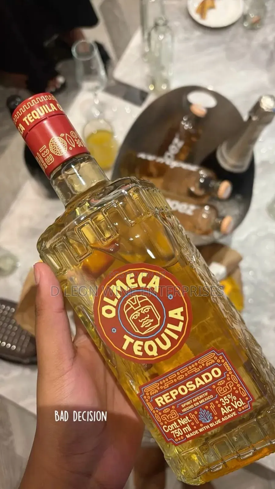 Olmeca Tequila Reposado Cartoon by ( 12 Bottles )