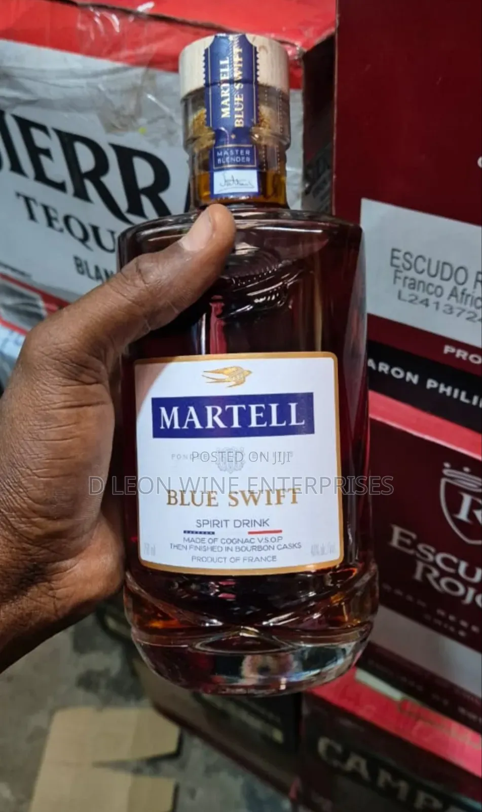 Martell Blueswift Cartoon by ( 12 Bottles )