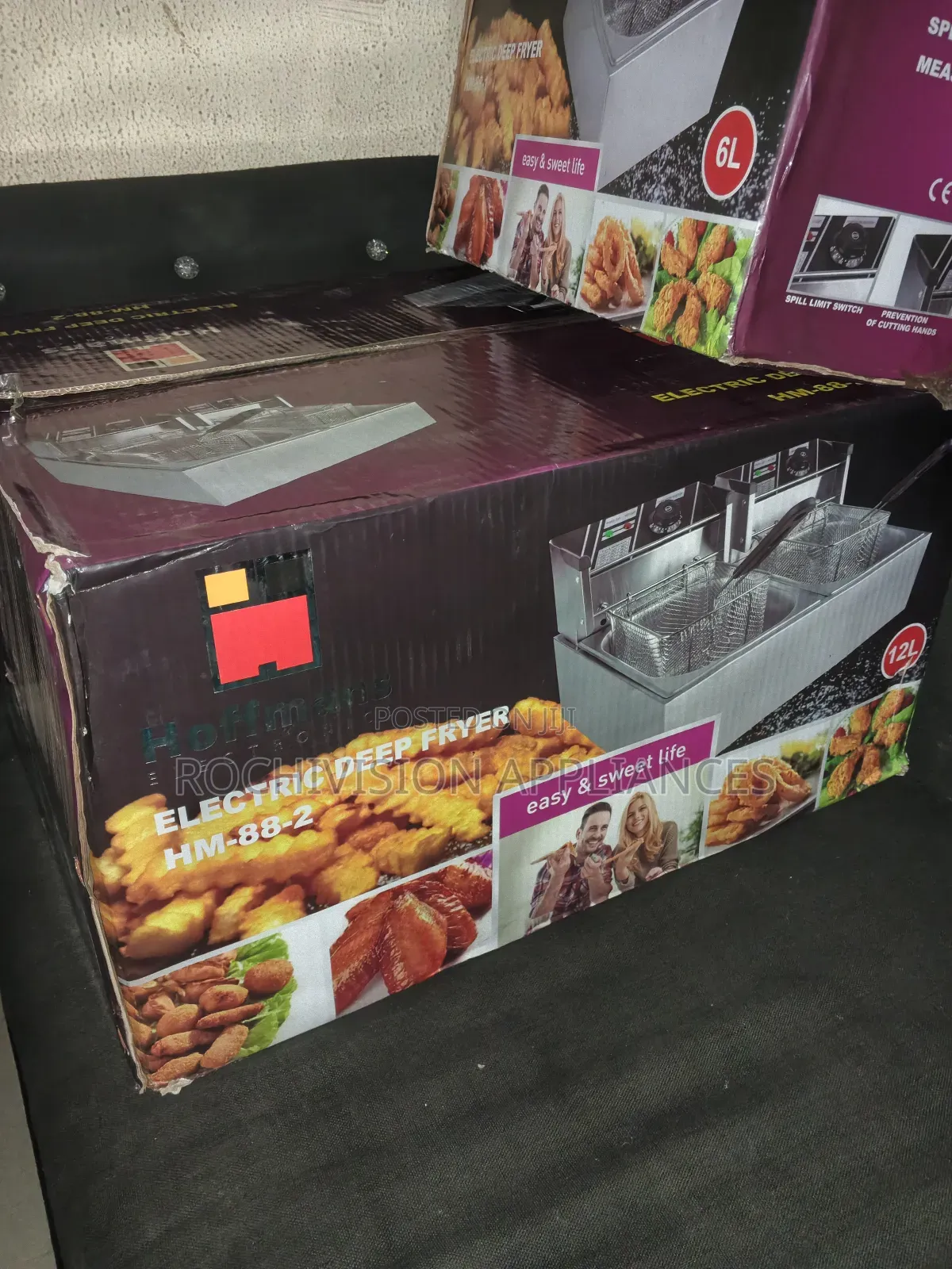 Brand New Hoffman's Professional Double Deep Fryer Electric Deep Fryer