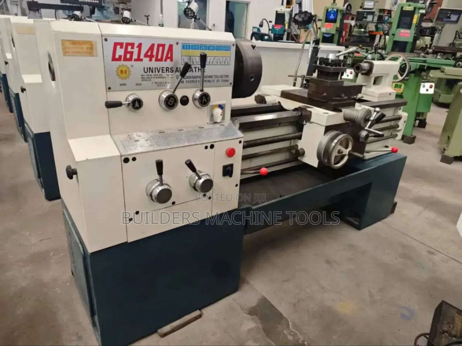 A C6140a Universal Lathe Machine.