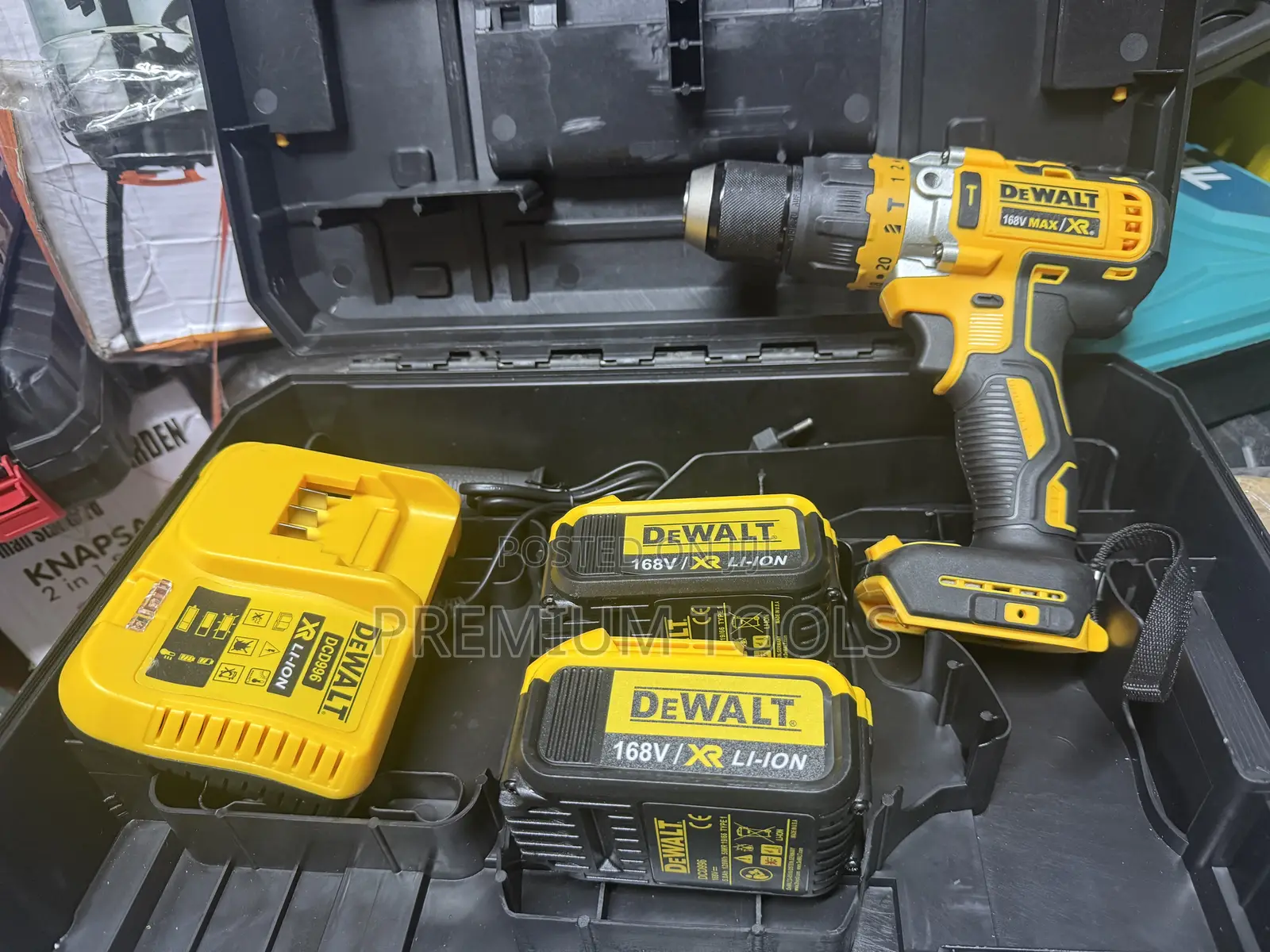 Dewalt Dcd796 18v Xr Brushless Combi Drill Kit With Batteries and Char