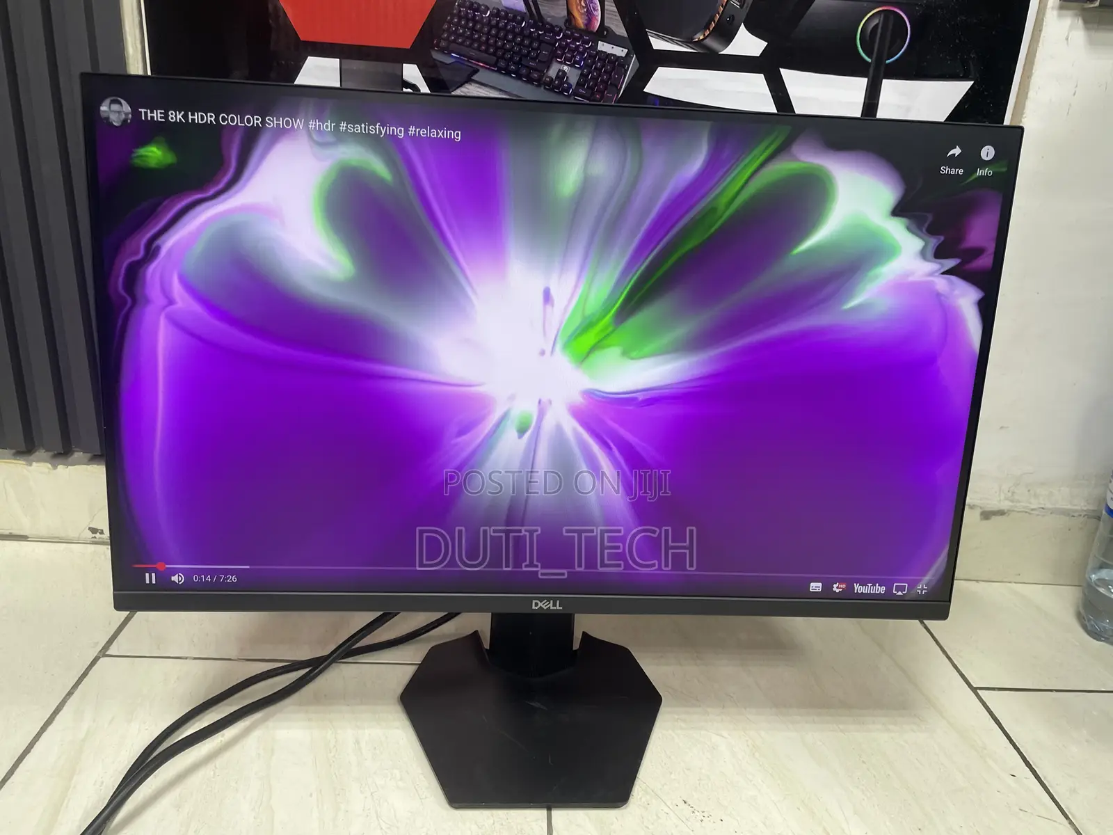 Dell 27” FHD 1080p 165hz, Ips, 1ms, Nvidia G-Sync Gaming Monitor