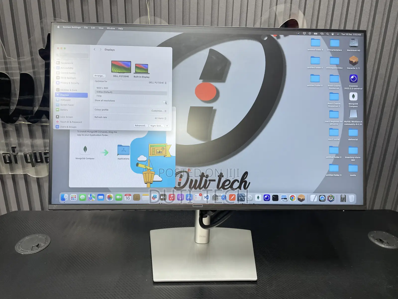Dell P2725he 27” Ips Led Full Hd (1080p) 100hz Usb-C Monitor