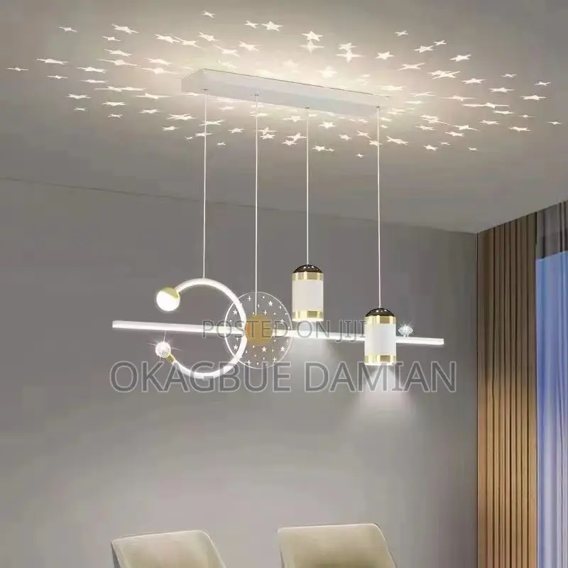 Gold Modern Chandelier Lamp