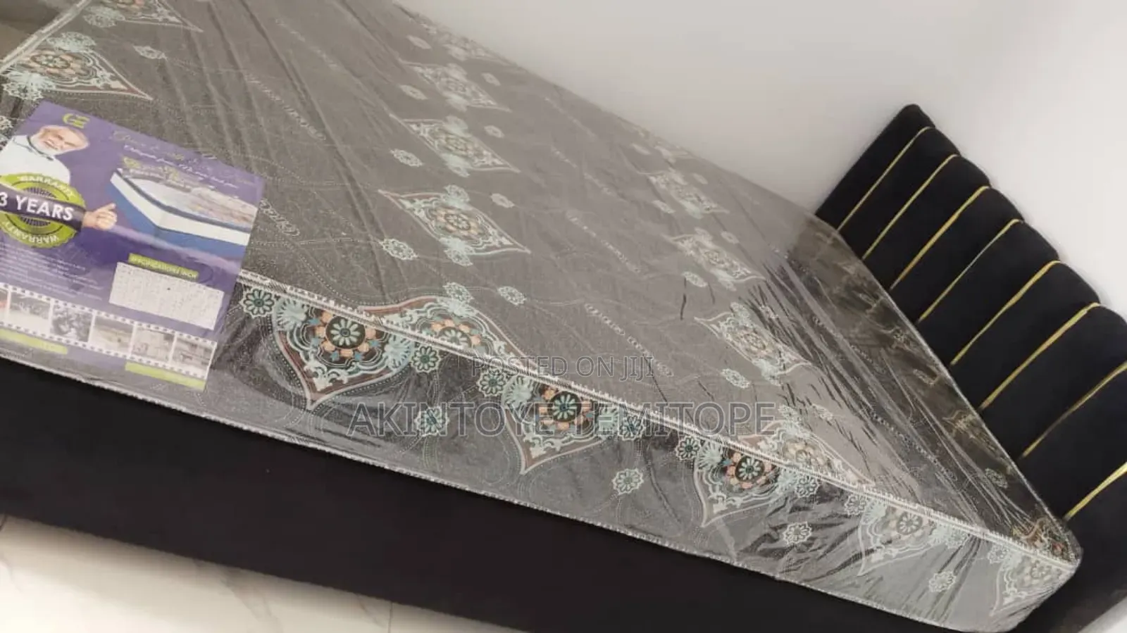 4.5by6ft by 10inches Semi Orthopedic Mattress