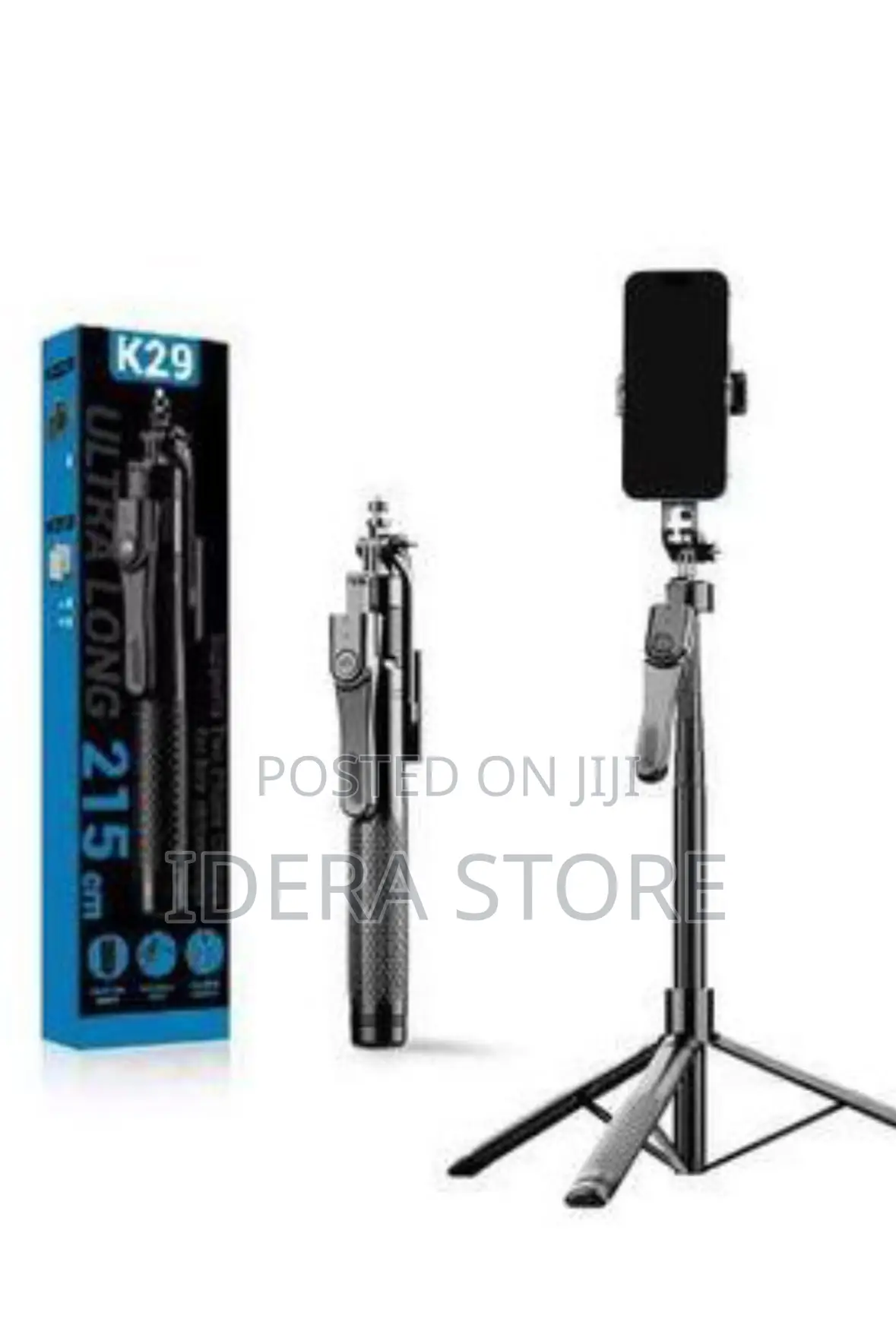 K29 Iron Pipe Wireless Selfie Stick Tripod Stand