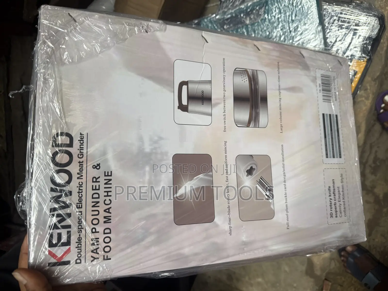 Kenwood 15l Double Speed Electric Meat Grinder, Yam Pounder Food Mac