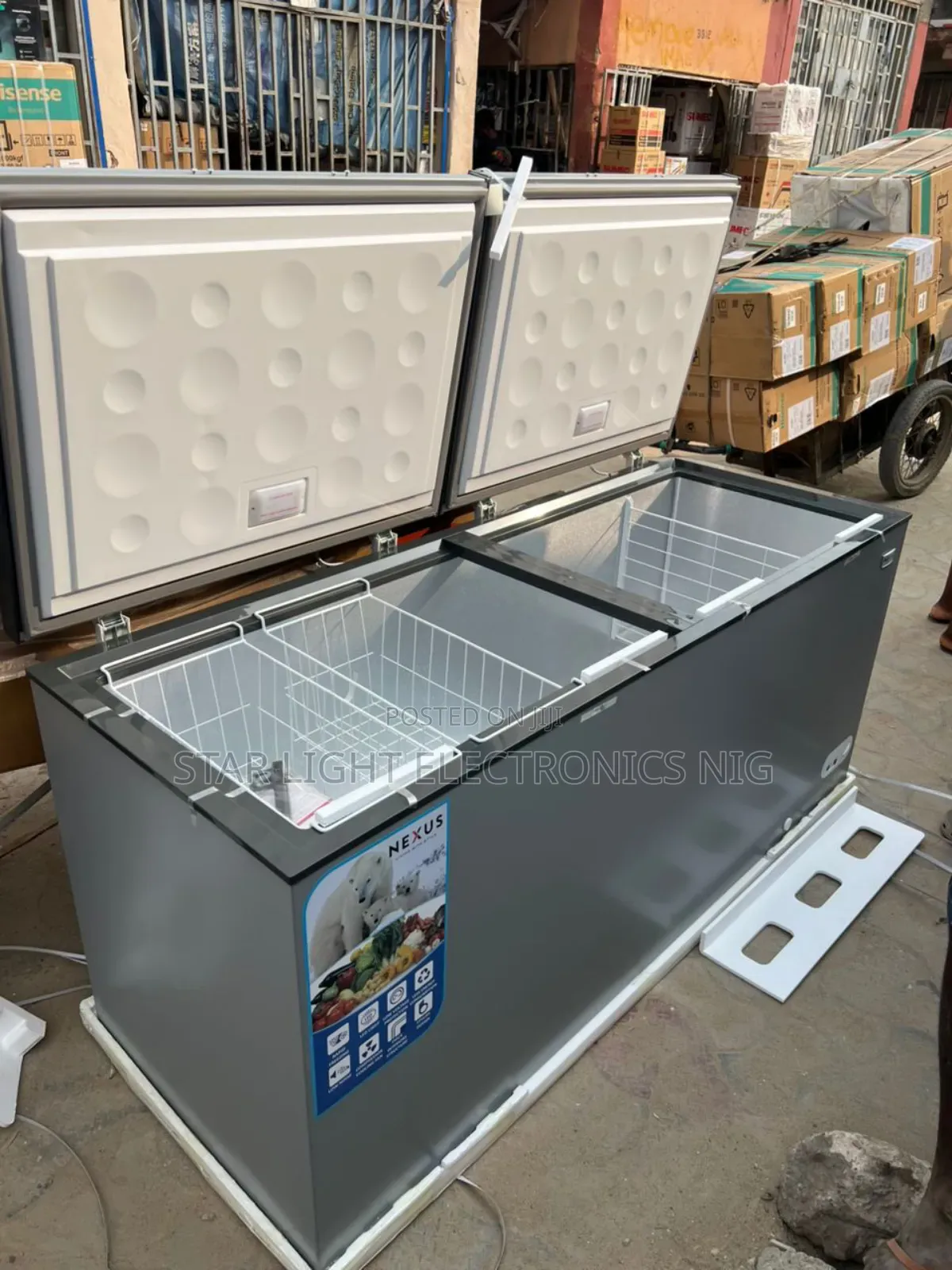 Double Door Freezer Nexus 600 Liters
