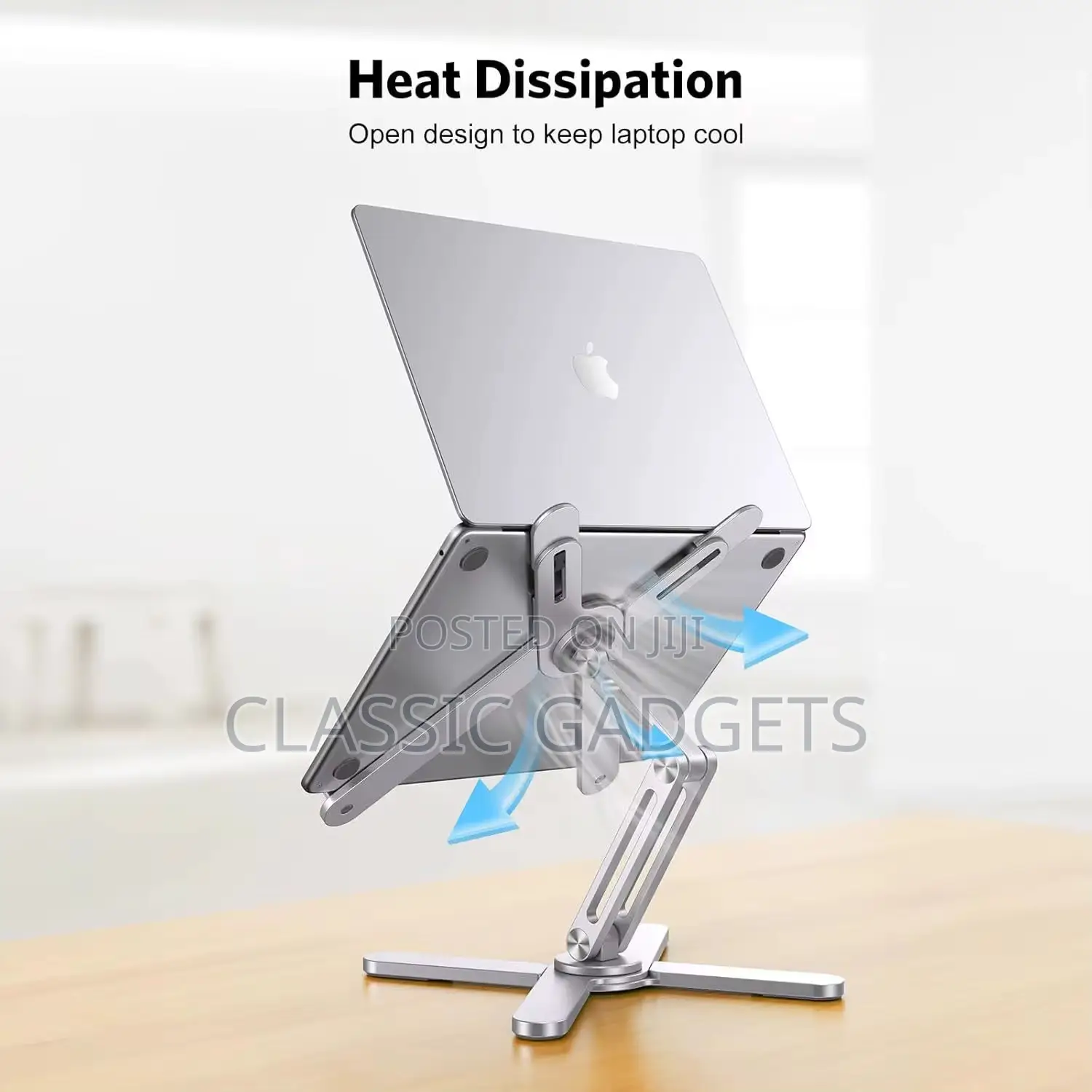 N86 360° Rotating Adjustable Aluminum Alloy Laptop Stand for 17inchs