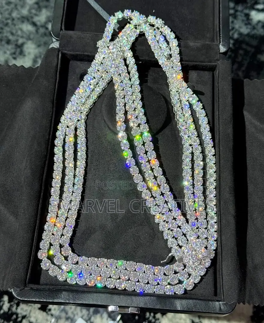 5mm Zirconia Tennis Necklace Chain
