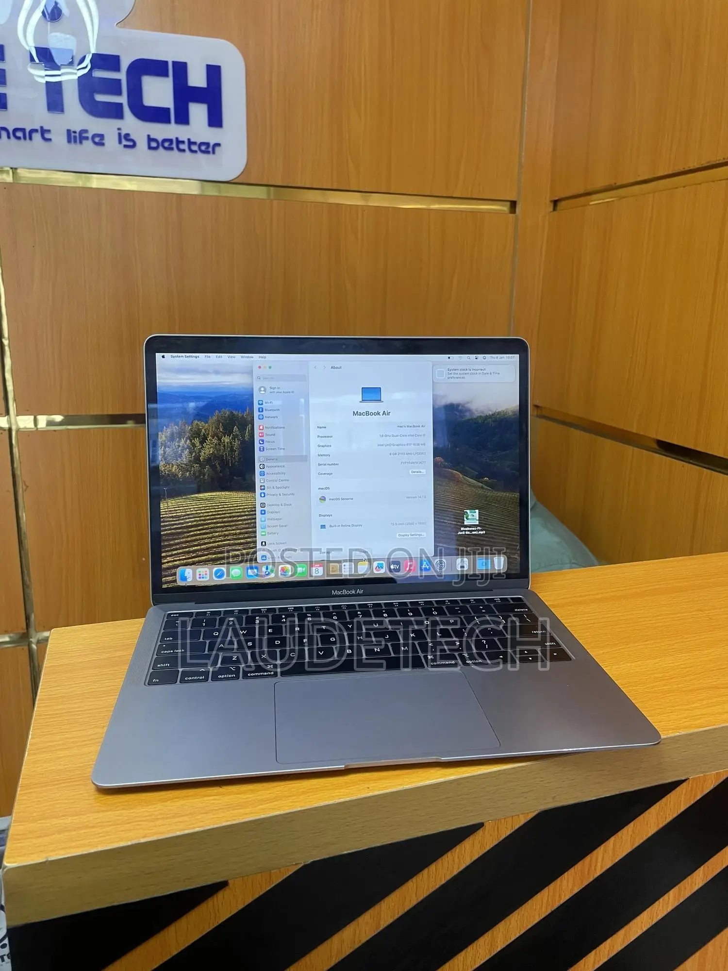 Laptop Apple MacBook Air 2018 8GB Intel Core I5 SSD 128GB