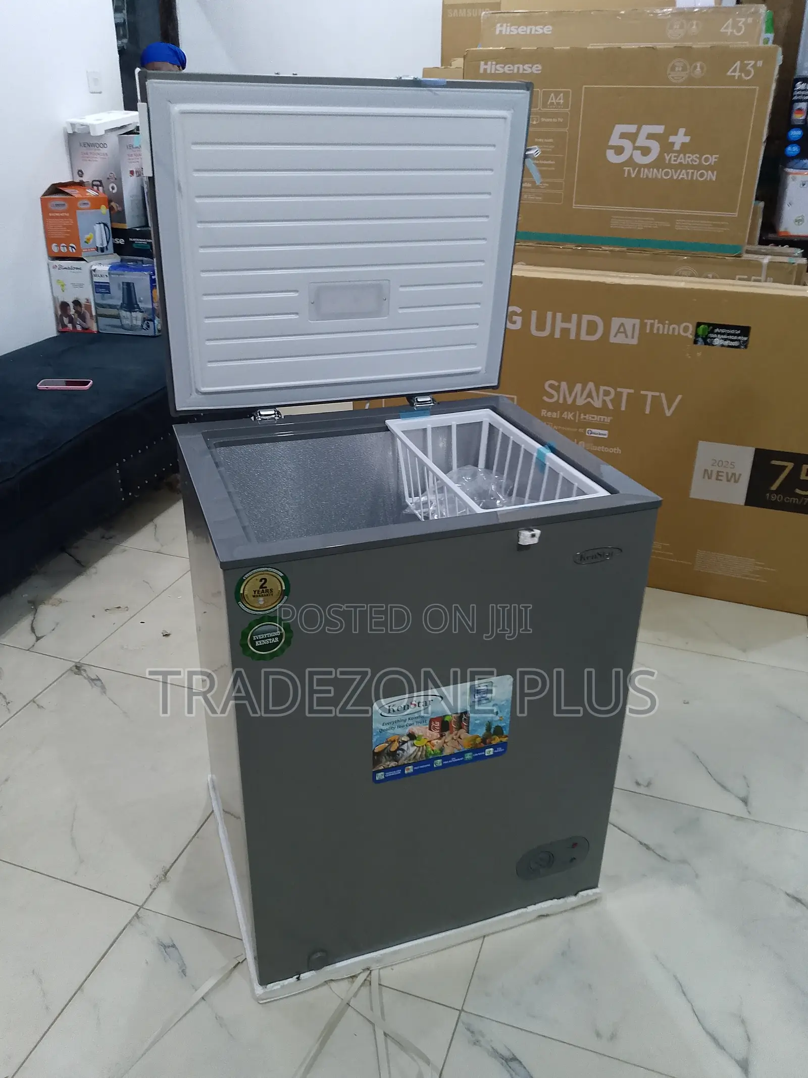 Kenstar 143l Compact Chest Freezer for Home Utility Areas