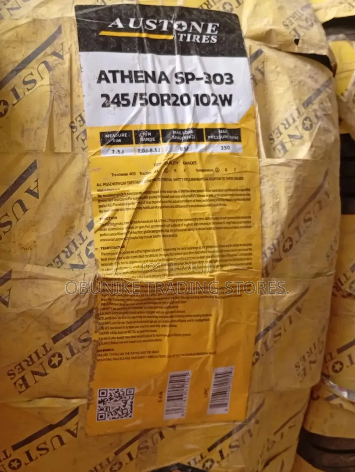 245/50r20 Austone Tyre
