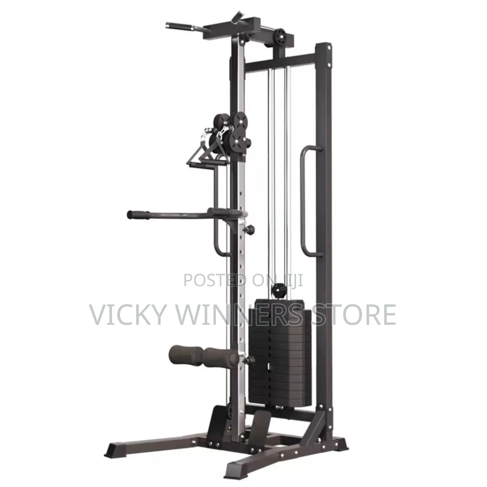 American Fitness Single Dual Pulley Cable Machine