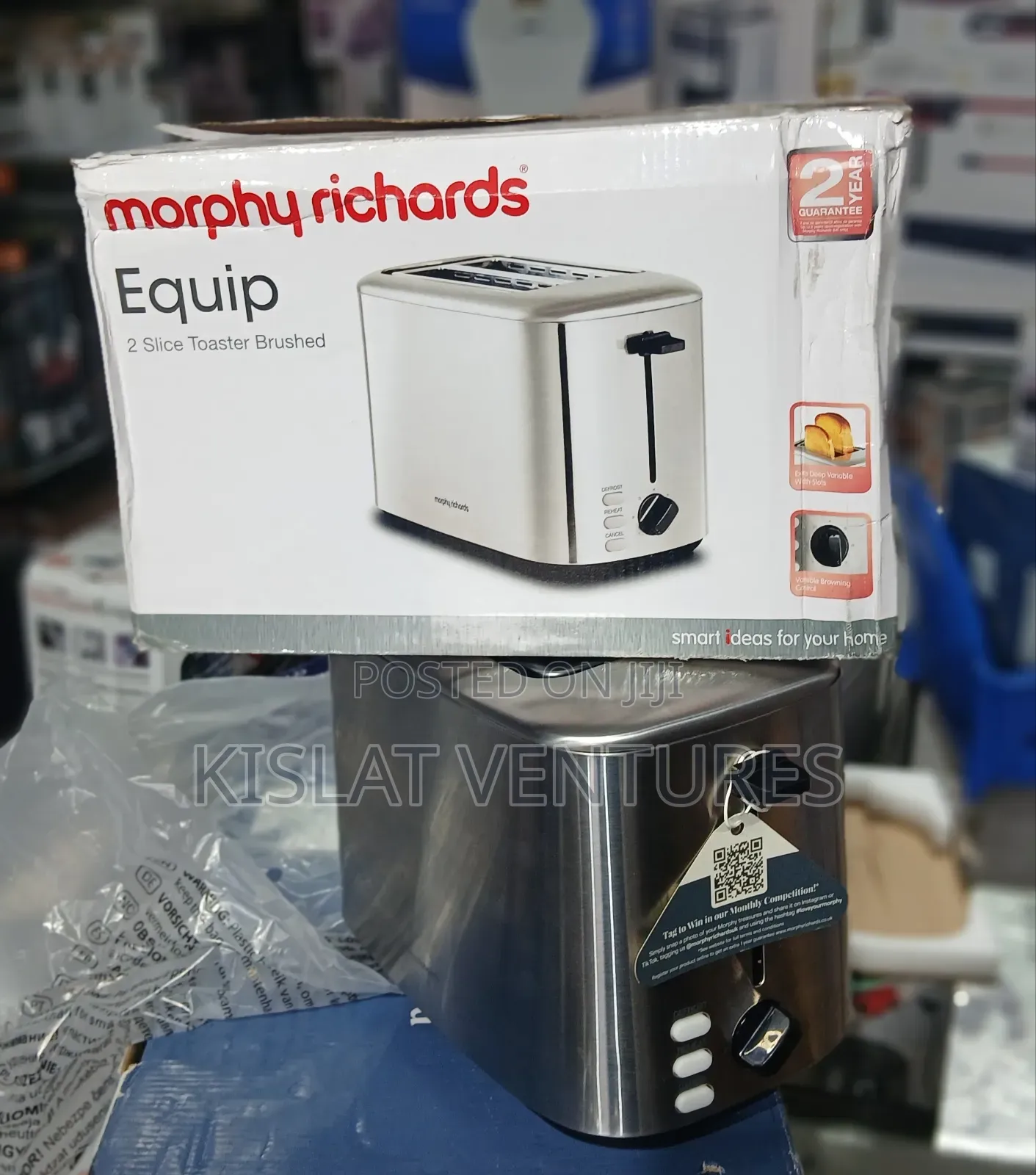 Morphy Richards Equipment Stainless Steel 2face Toaster 9