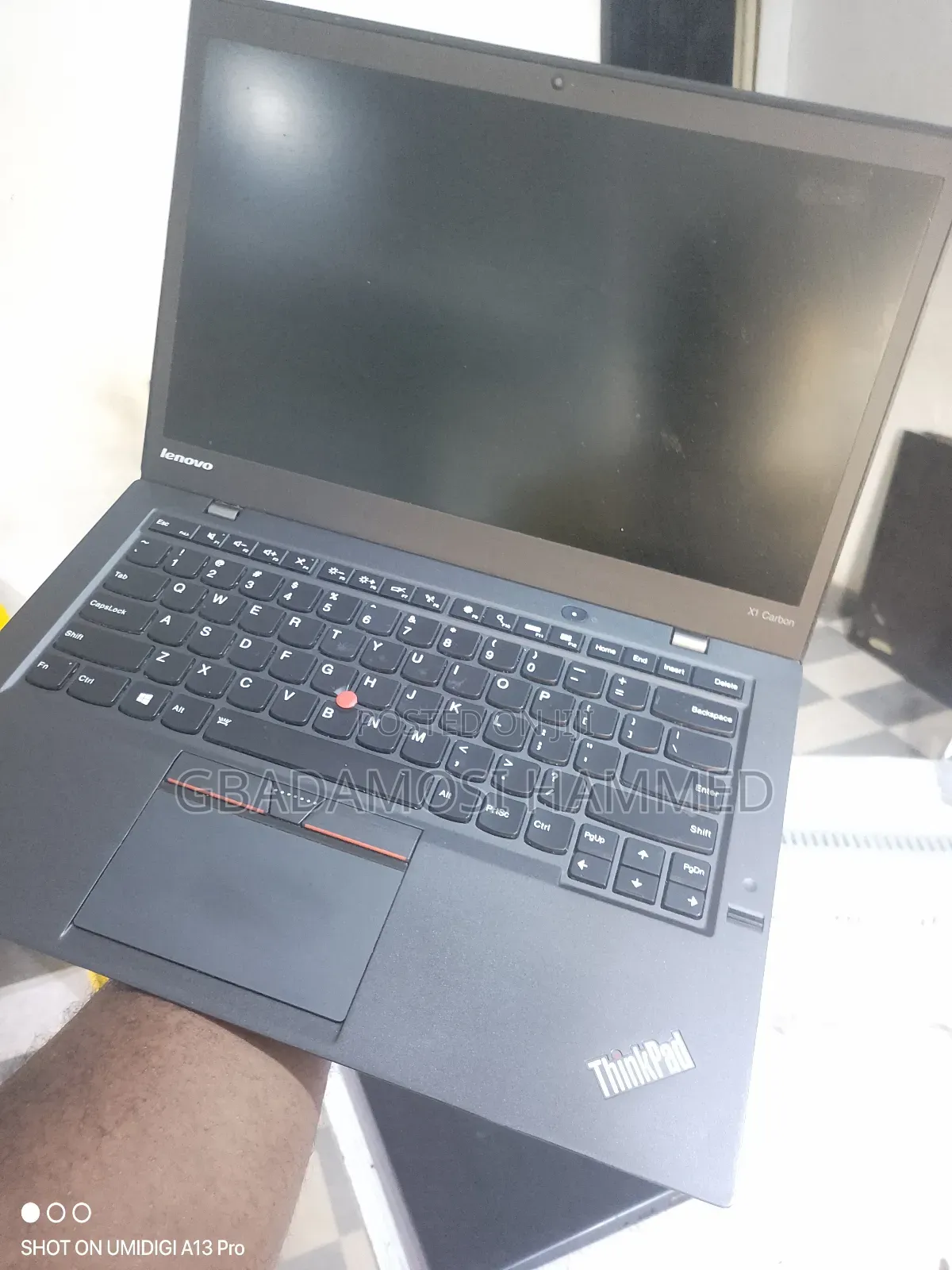 Laptop Lenovo ThinkPad X1 Carbon 8GB Intel Core I5 SSD 256GB