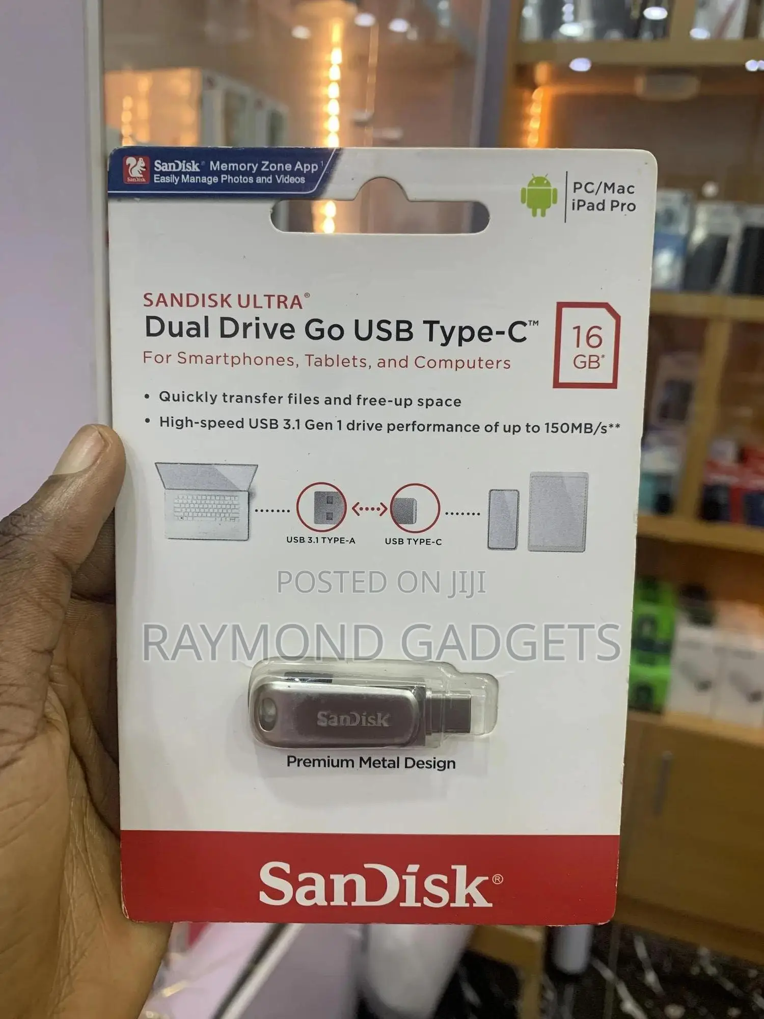 Sandisk Dual Drive Go Usb Type-c 16gb