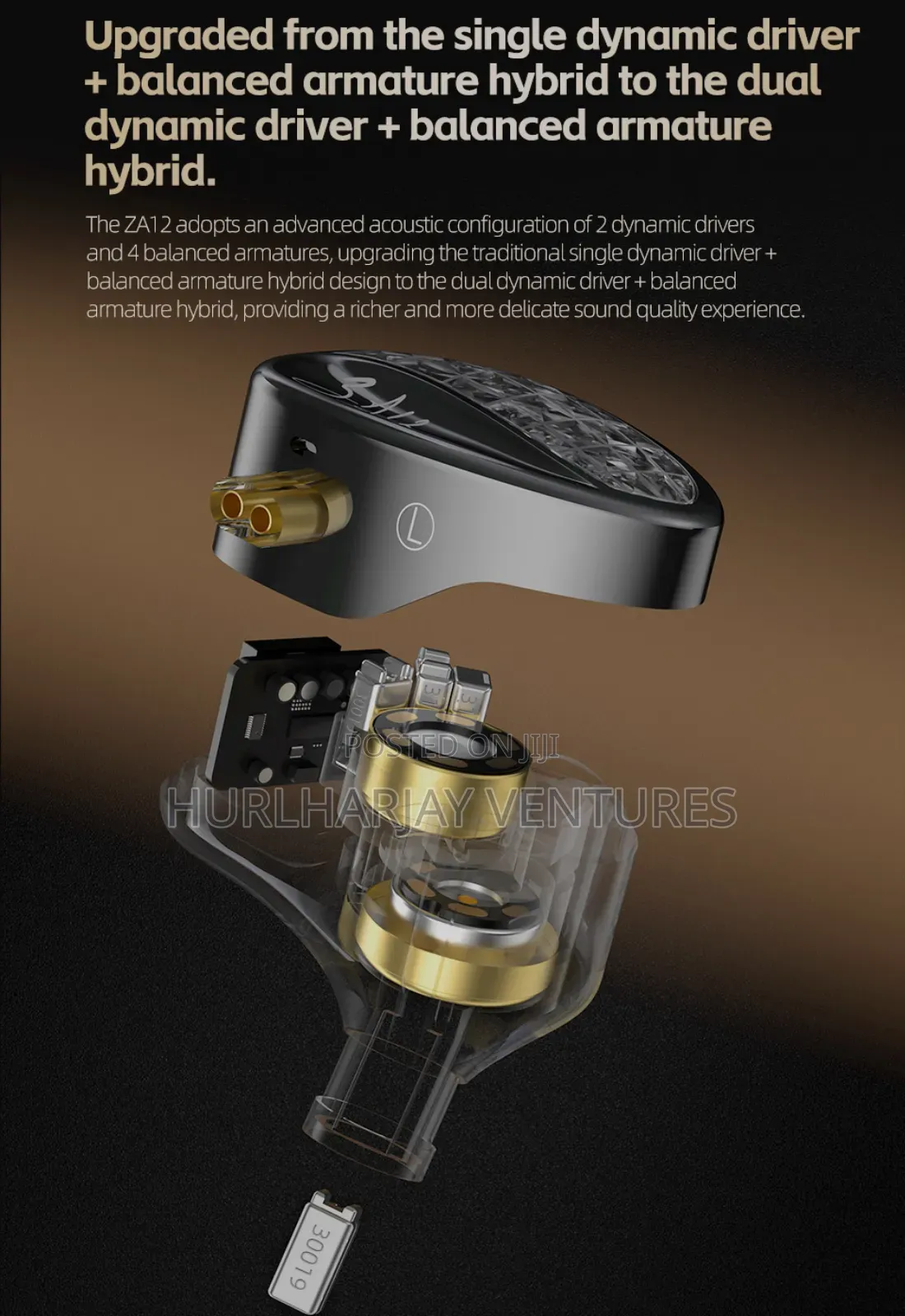 Kz Za12 (2dd 4ba) in-Ear Monitor/Earphones