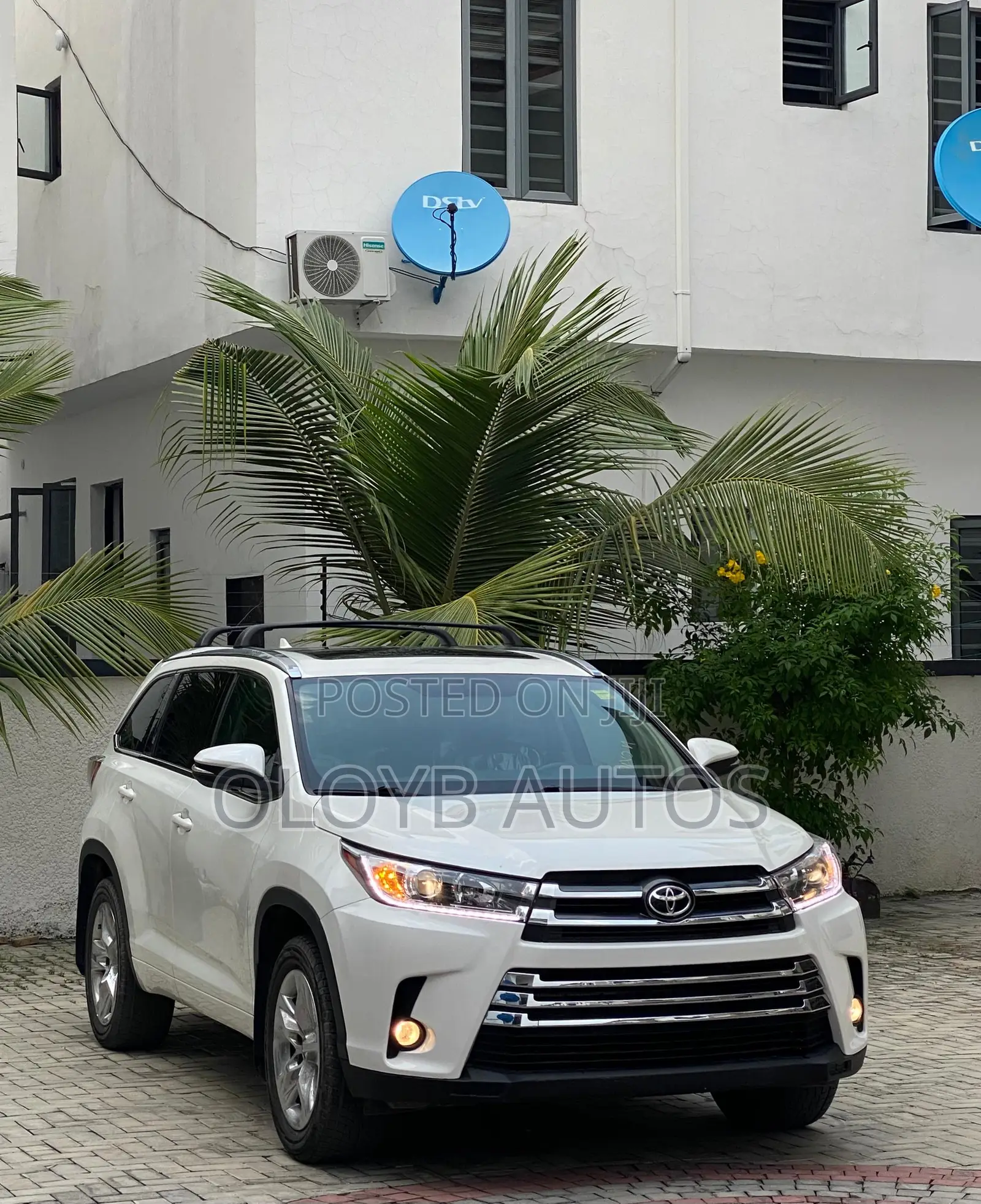 Toyota Highlander Limited 4x4 V6 (3.5L 6cyl 8A) 2017 White