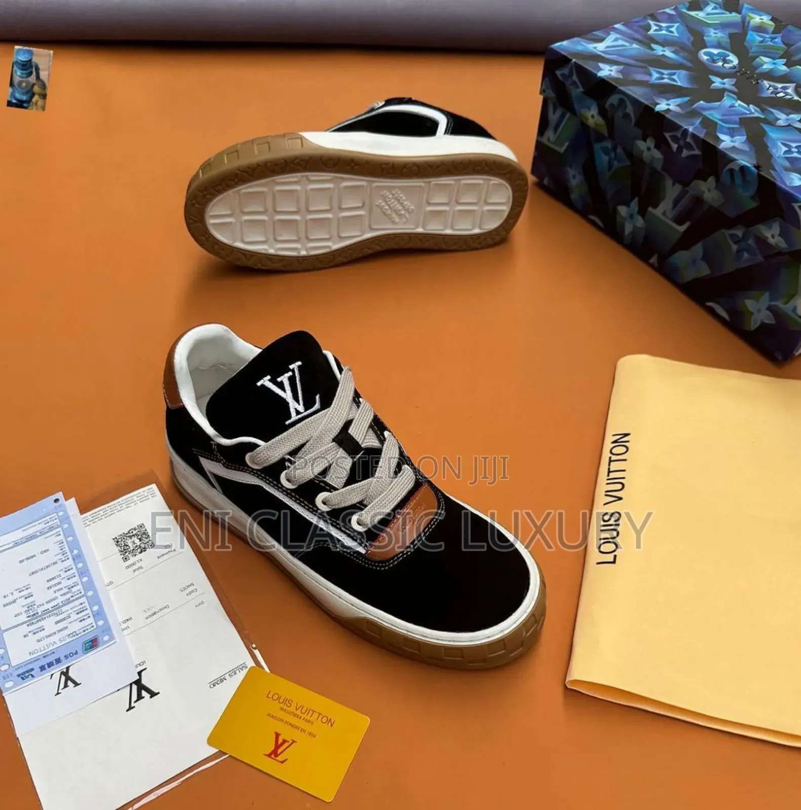 High Quality Luxury Men's Sneakers Louis Vuitton Well Banded Package