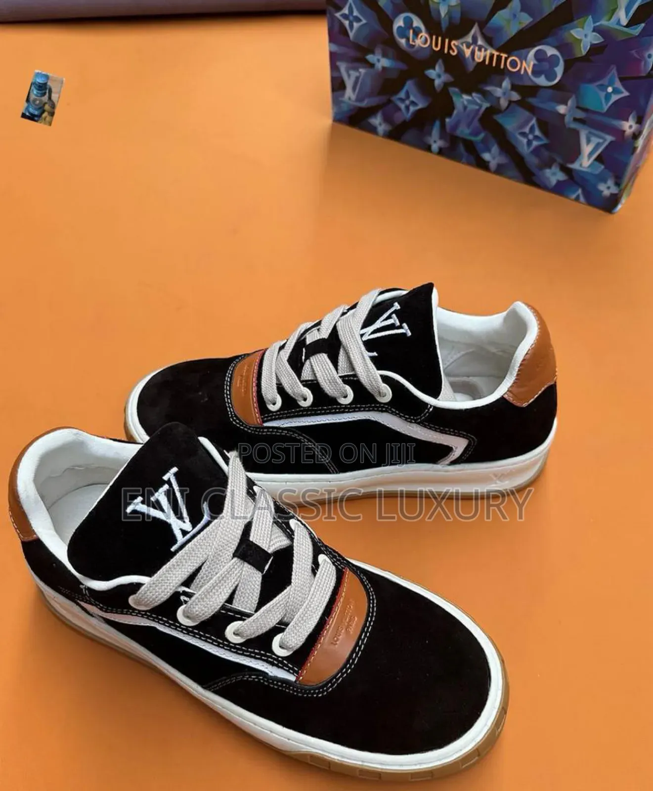 High Quality Luxury Men's Sneakers Louis Vuitton Well Banded Package