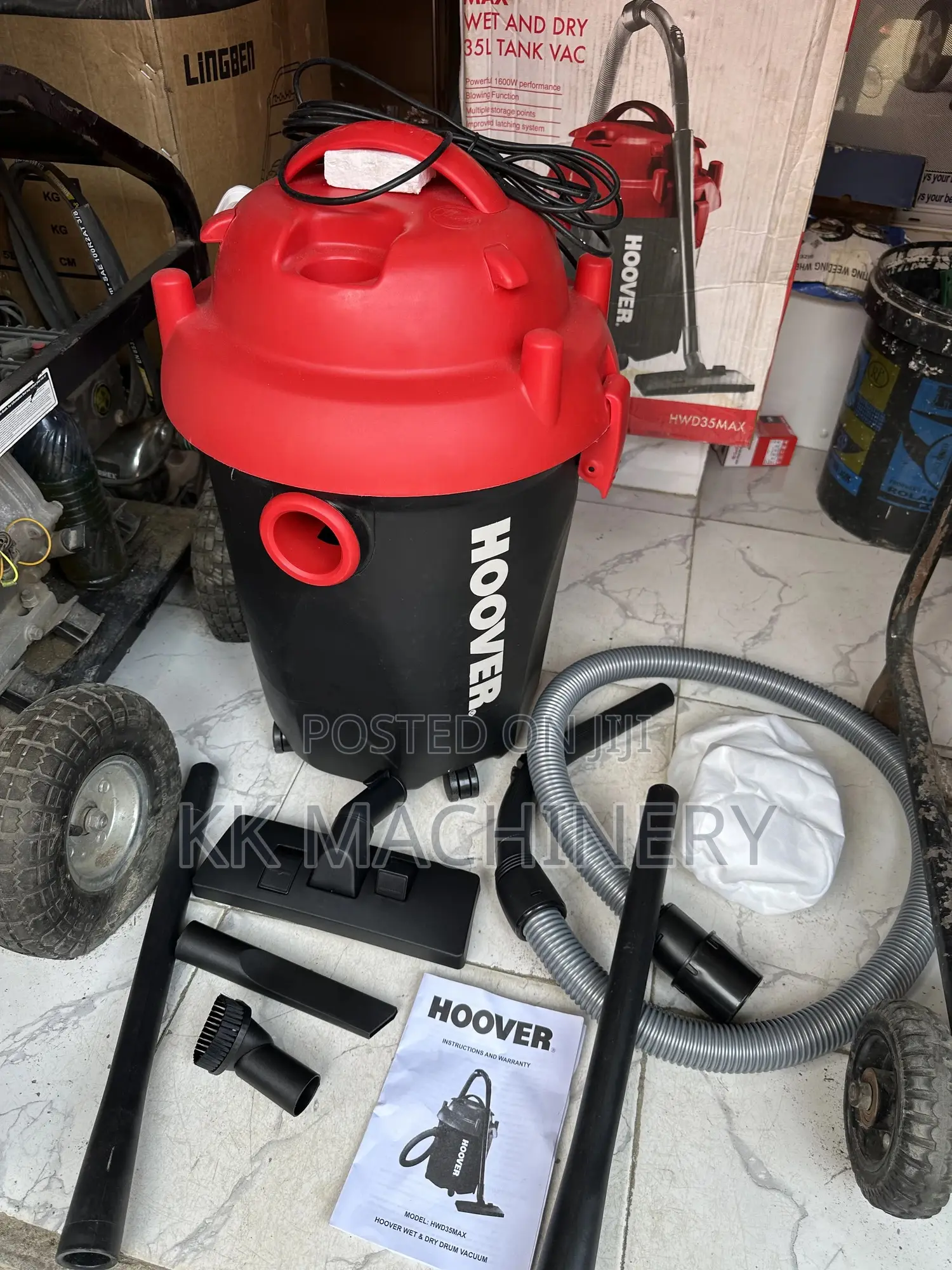 35l Hoover Max Wet and Dry Vacuum Cleaner