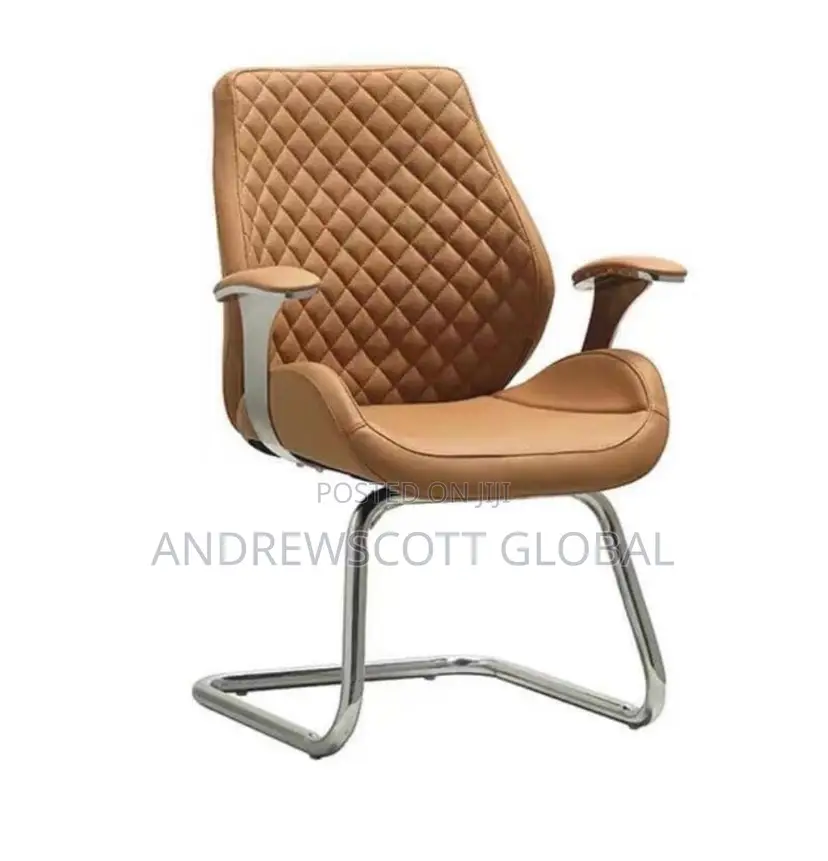 Brand New Imported Brown Visitors Chair